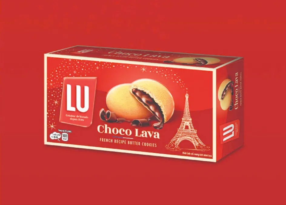 BÁNH QUY LU BƠ NHÂN SOCOLA CHẢY