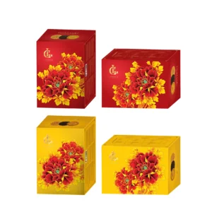 Bánh quy hỗn hợp Lucky gold hộp giấy 120g