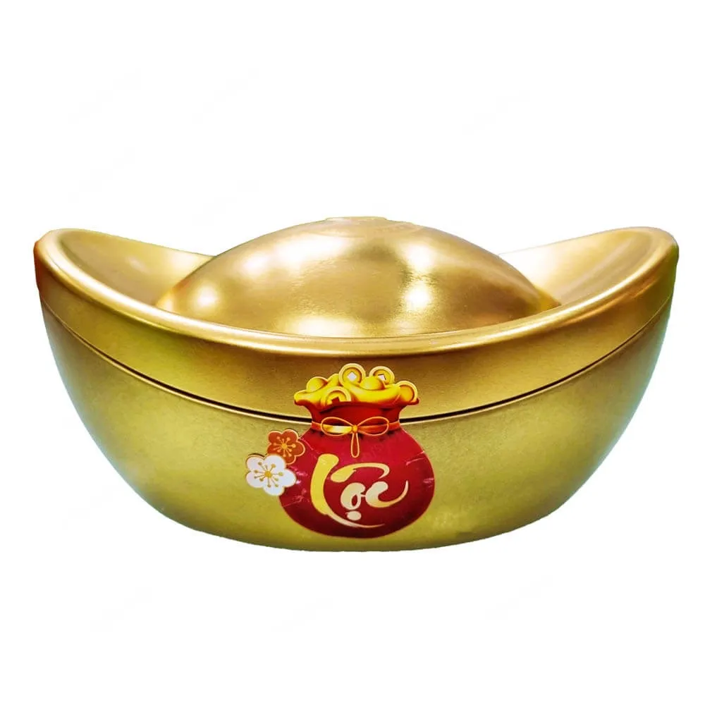 Bánh quy hỗn hợp Lucky gold hộp thiếc 120g