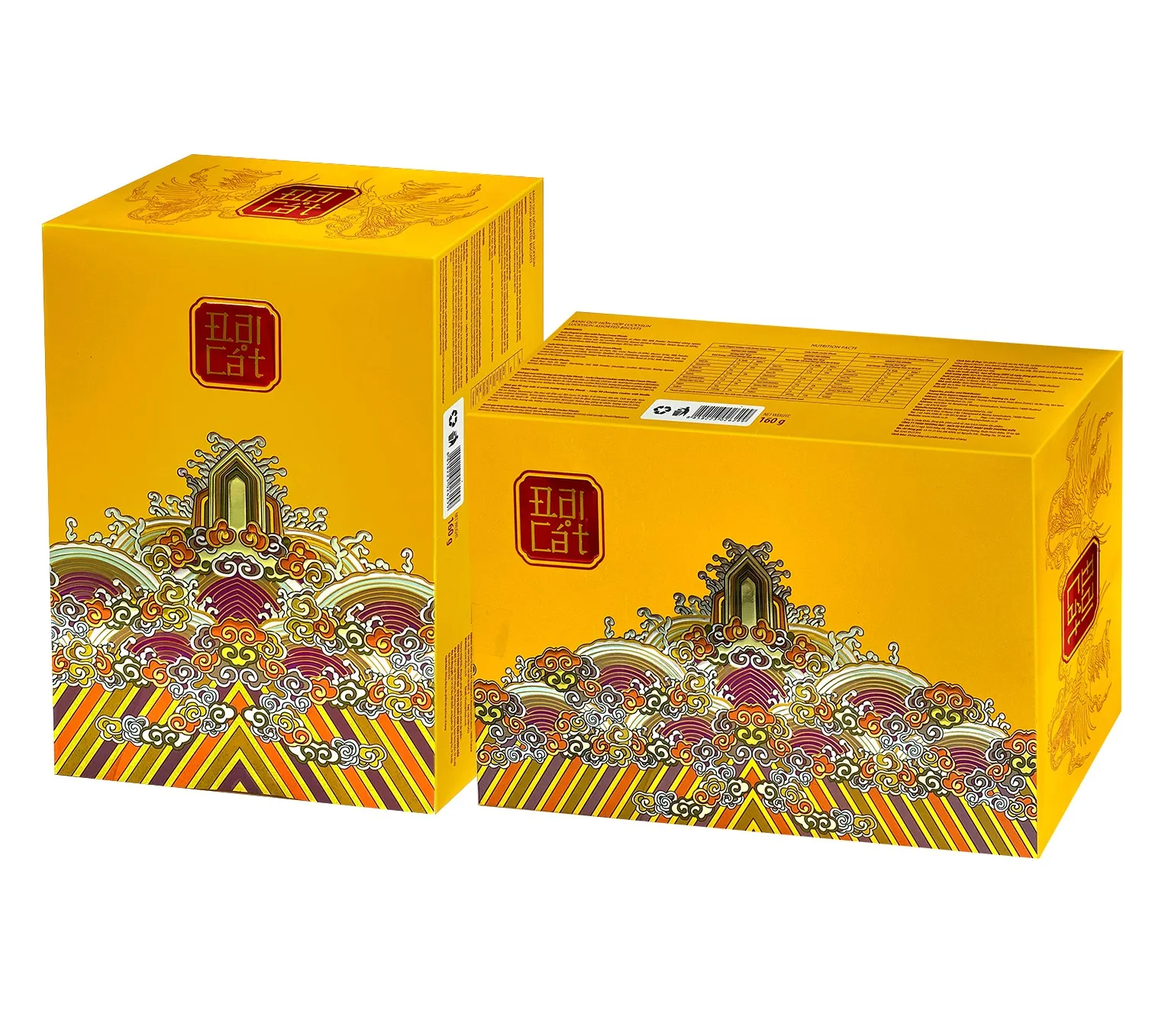 Bánh quy hỗn hợp LuckySun hộp giấy 160g-3