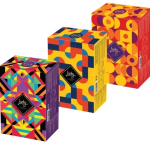 Bánh quy hỗn hợp LuckySun hộp giấy 160g - kiểu dáng 1