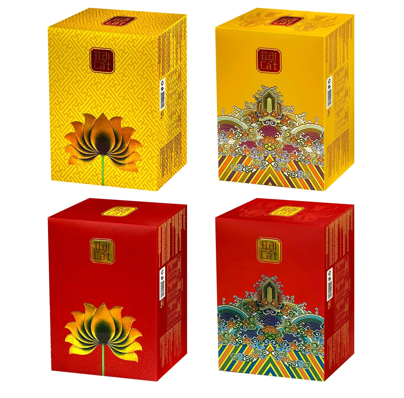 Bánh quy hỗn hợp LuckySun hộp giấy 160g