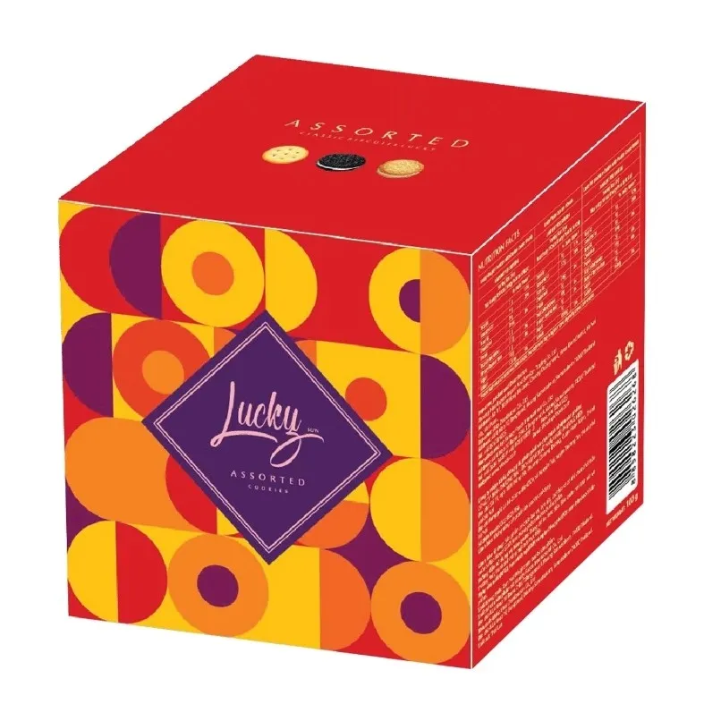 Bánh quy hỗn hợp LuckySun hộp giấy 50g-1