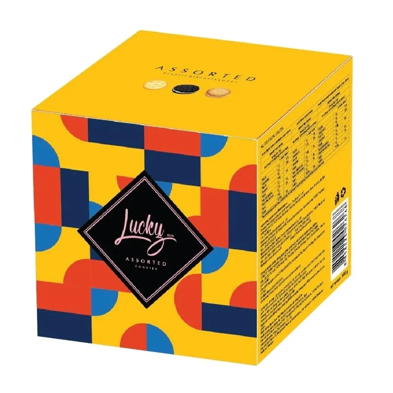 Bánh quy hỗn hợp LuckySun hộp giấy 50g-2