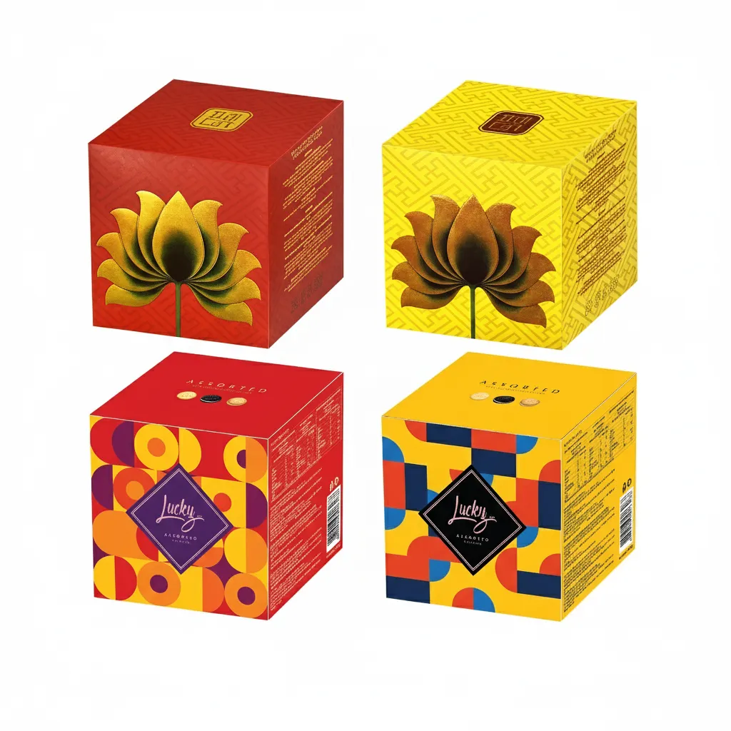 Bánh quy hỗn hợp LuckySun hộp giấy 50g