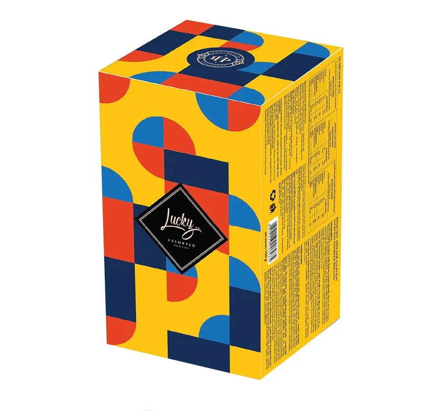 Bánh quy hỗn hợp LuckySun hộp giấy 90g-2