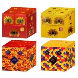 Bánh quy hỗn hợp LuckySun hộp giấy lốc 8 hộp x 50g