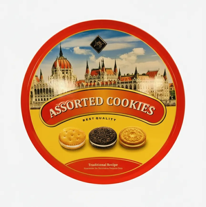 Bánh quy hỗn hợp LuckySun hộp thiếc 110g-1