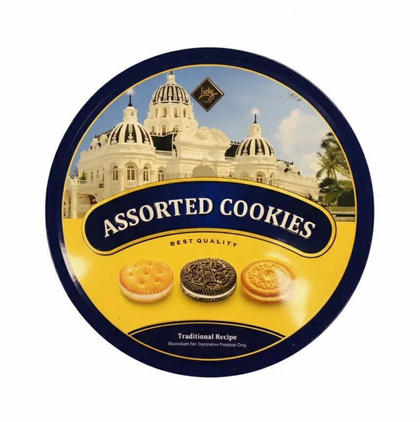 Bánh quy hỗn hợp LuckySun hộp thiếc 110g-2