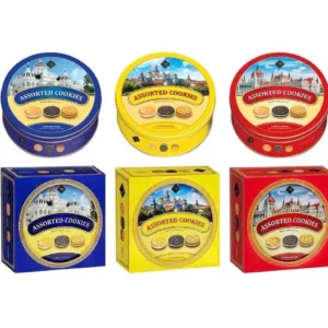 Bánh quy hỗn hợp LuckySun hộp thiếc 110g