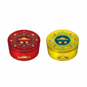 Bánh quy hỗn hợp LuckySun hộp thiếc 110g - kiểu dáng 5