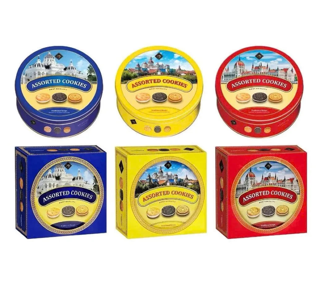 Bánh quy hỗn hợp LuckySun hộp thiếc 110g