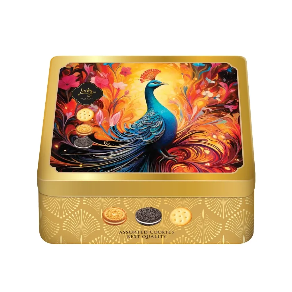 Bánh quy hỗn hợp LuckySun hộp thiếc 150g-4