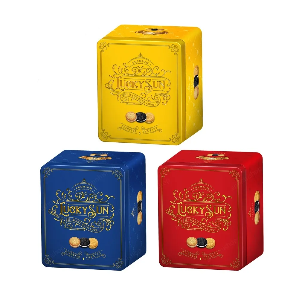 Bánh quy hỗn hợp LuckySun hộp thiếc 150g