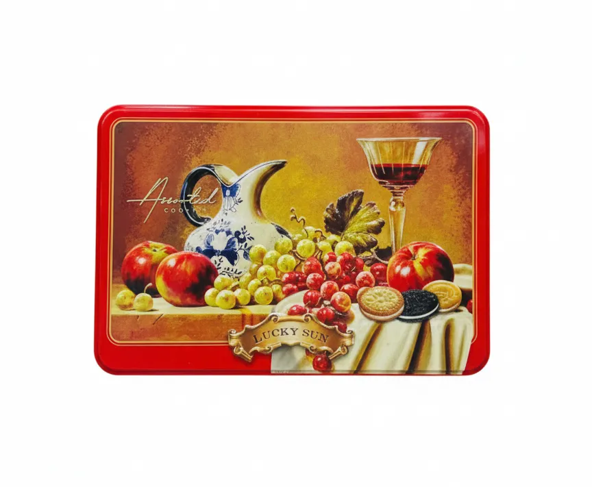 Bánh quy hỗn hợp LuckySun hộp thiếc 220g-1