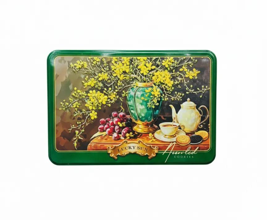 Bánh quy hỗn hợp LuckySun hộp thiếc 220g-2