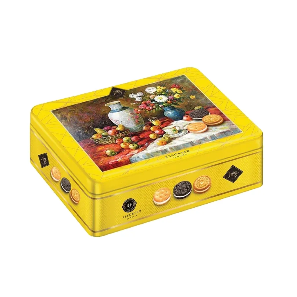 Bánh quy hỗn hợp LuckySun hộp thiếc 220g-3