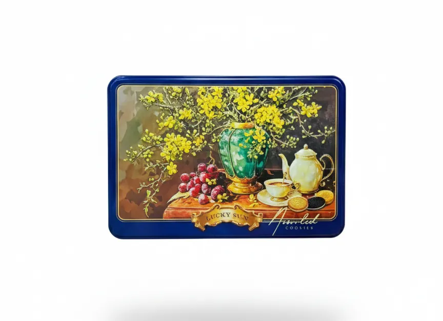 Bánh quy hỗn hợp LuckySun hộp thiếc 220g-4