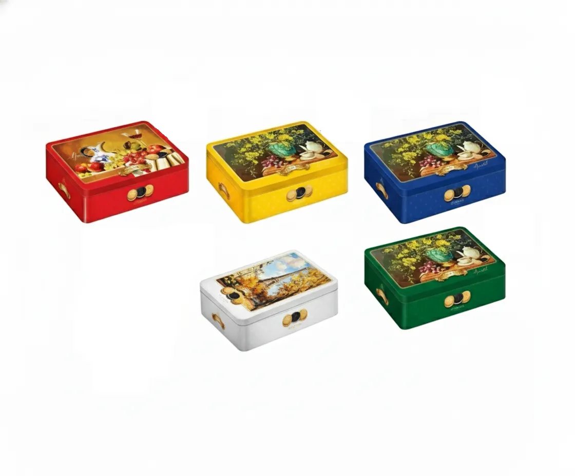 Bánh quy hỗn hợp LuckySun hộp thiếc 220g