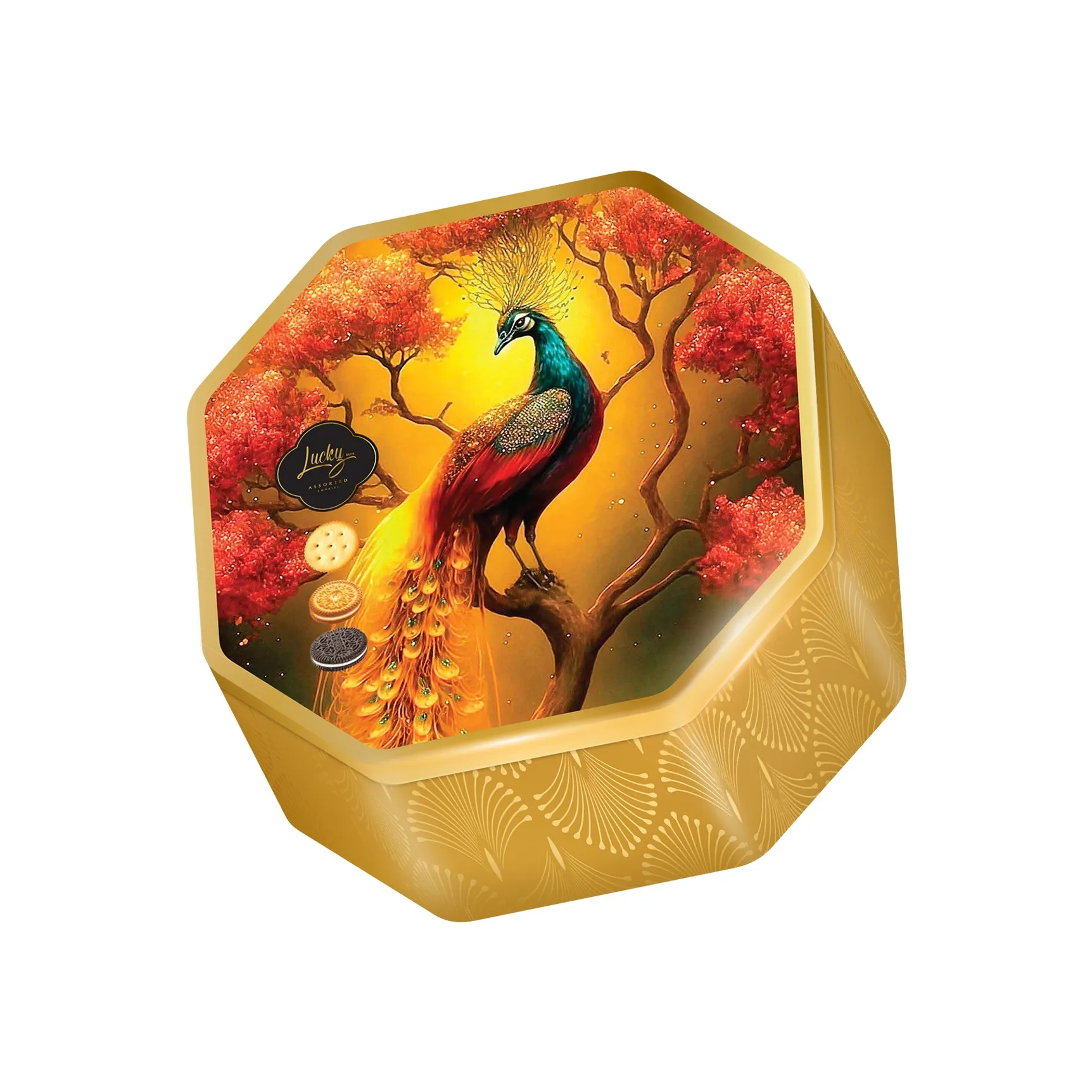 Bánh quy hỗn hợp LuckySun hộp thiếc 250g