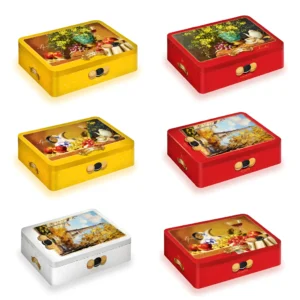 Bánh quy hỗn hợp LuckySun hộp thiếc 350g-1