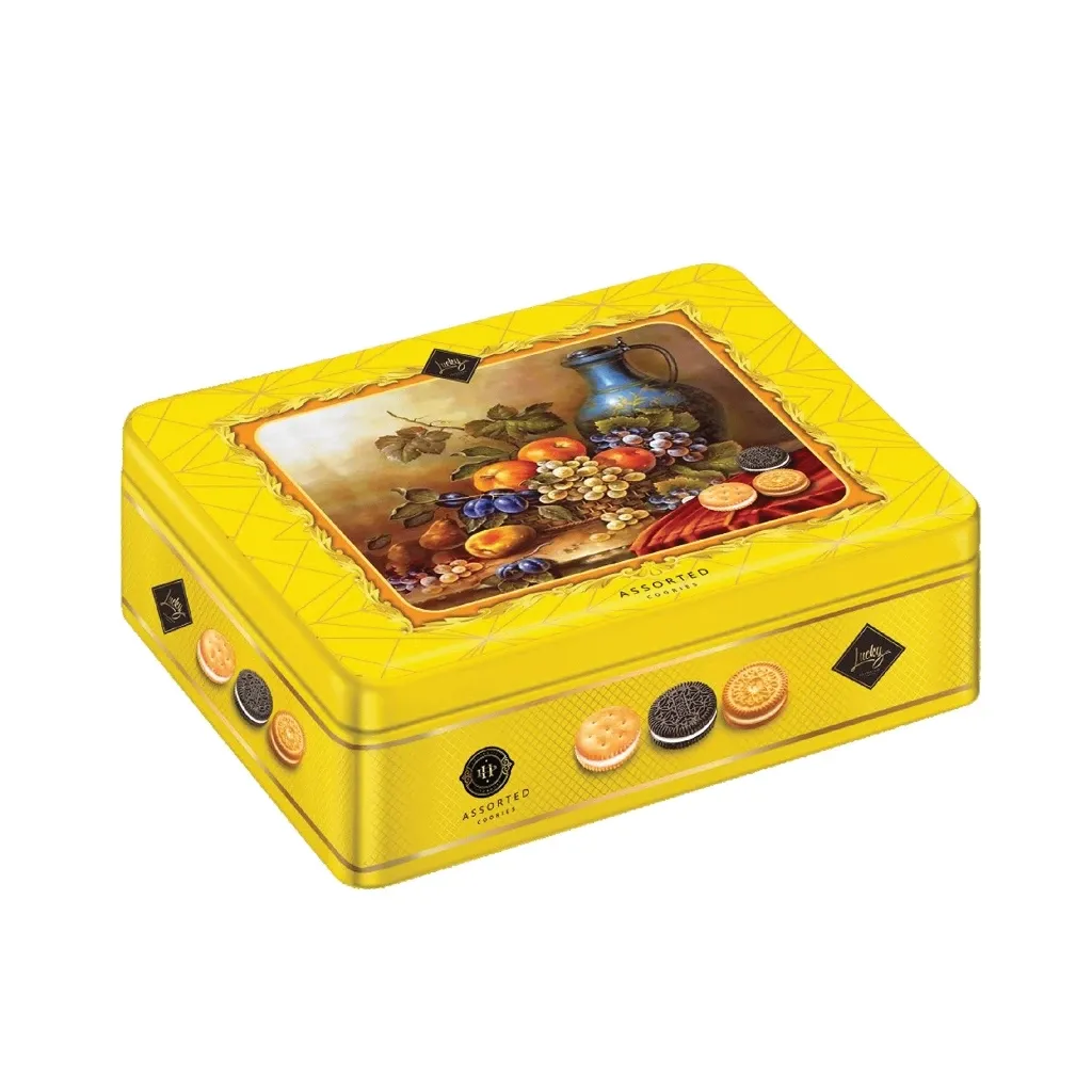 Bánh quy hỗn hợp LuckySun hộp thiếc 350g-3