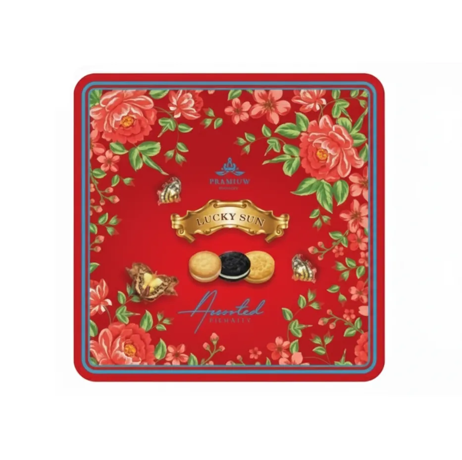 Bánh quy hỗn hợp LuckySun hộp thiếc 410g-02