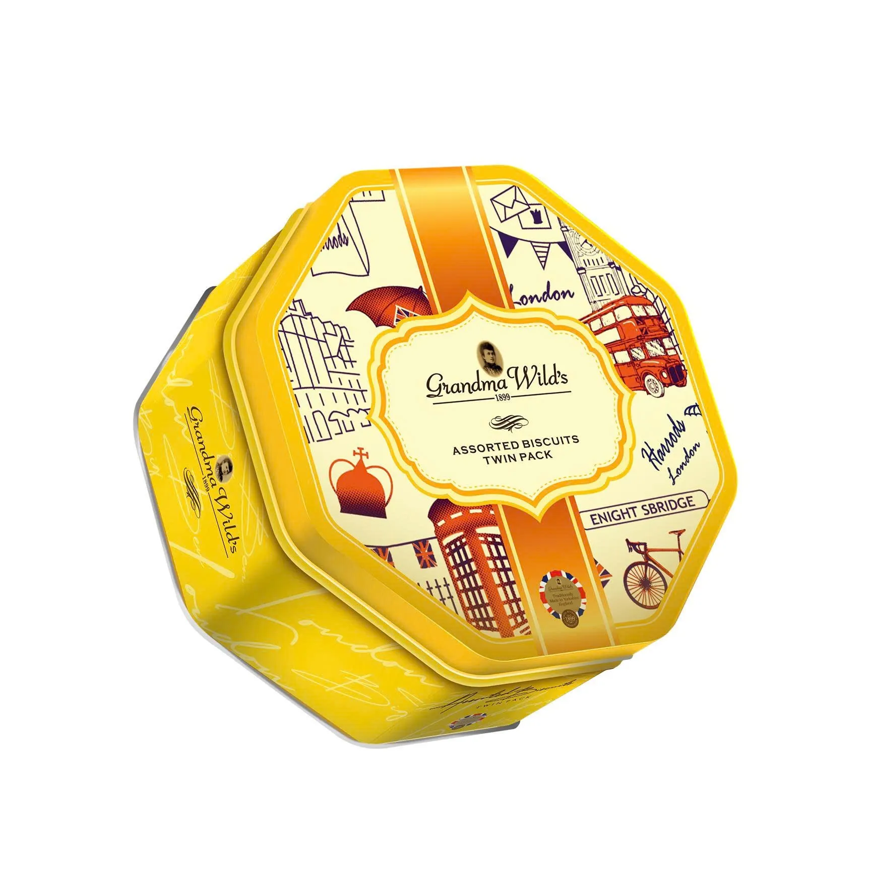 Bánh quy hỗn hợp hiệu Grandma's Wild hộp thiếc 112g-2