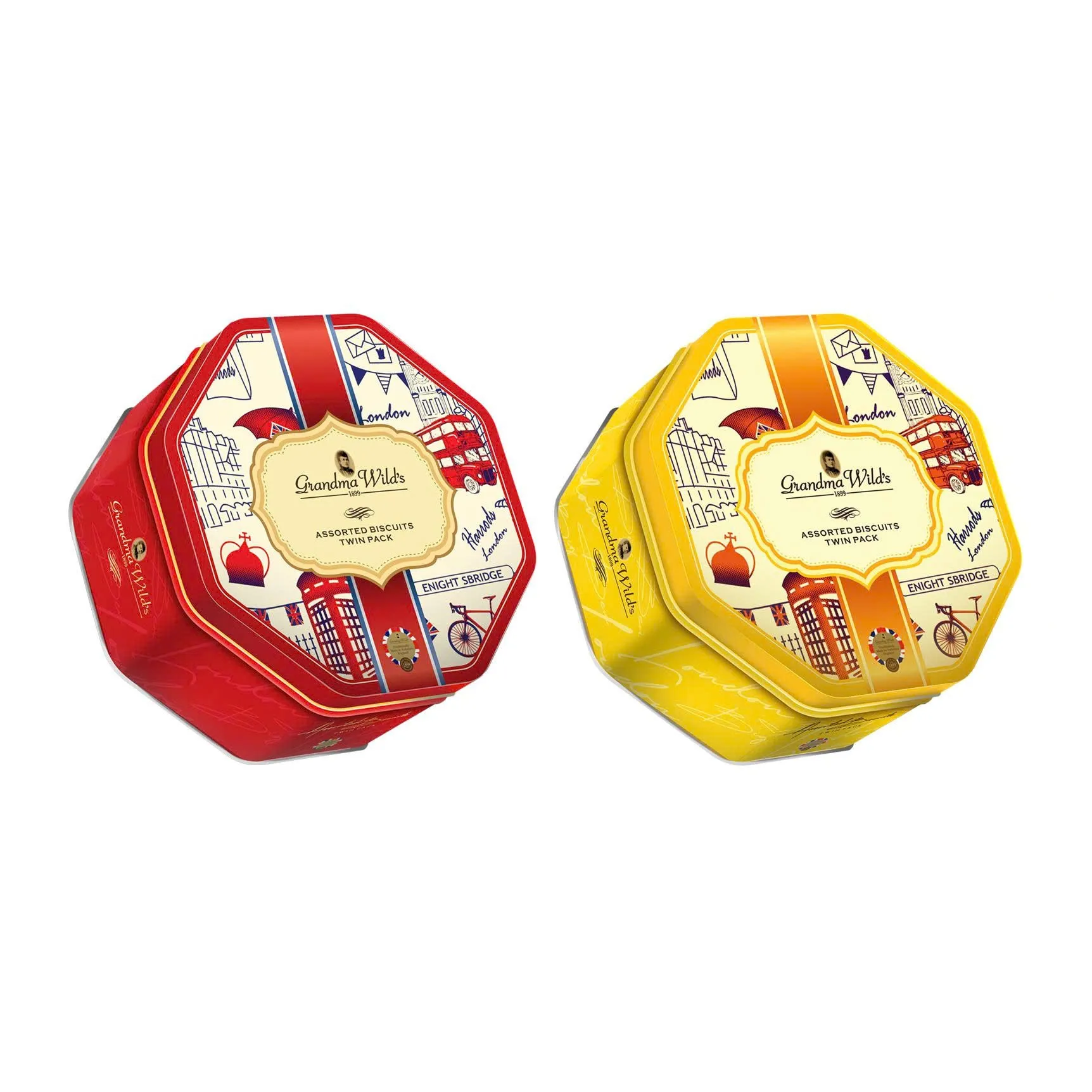 Bánh quy hỗn hợp hiệu Grandma's Wild hộp thiếc 112g