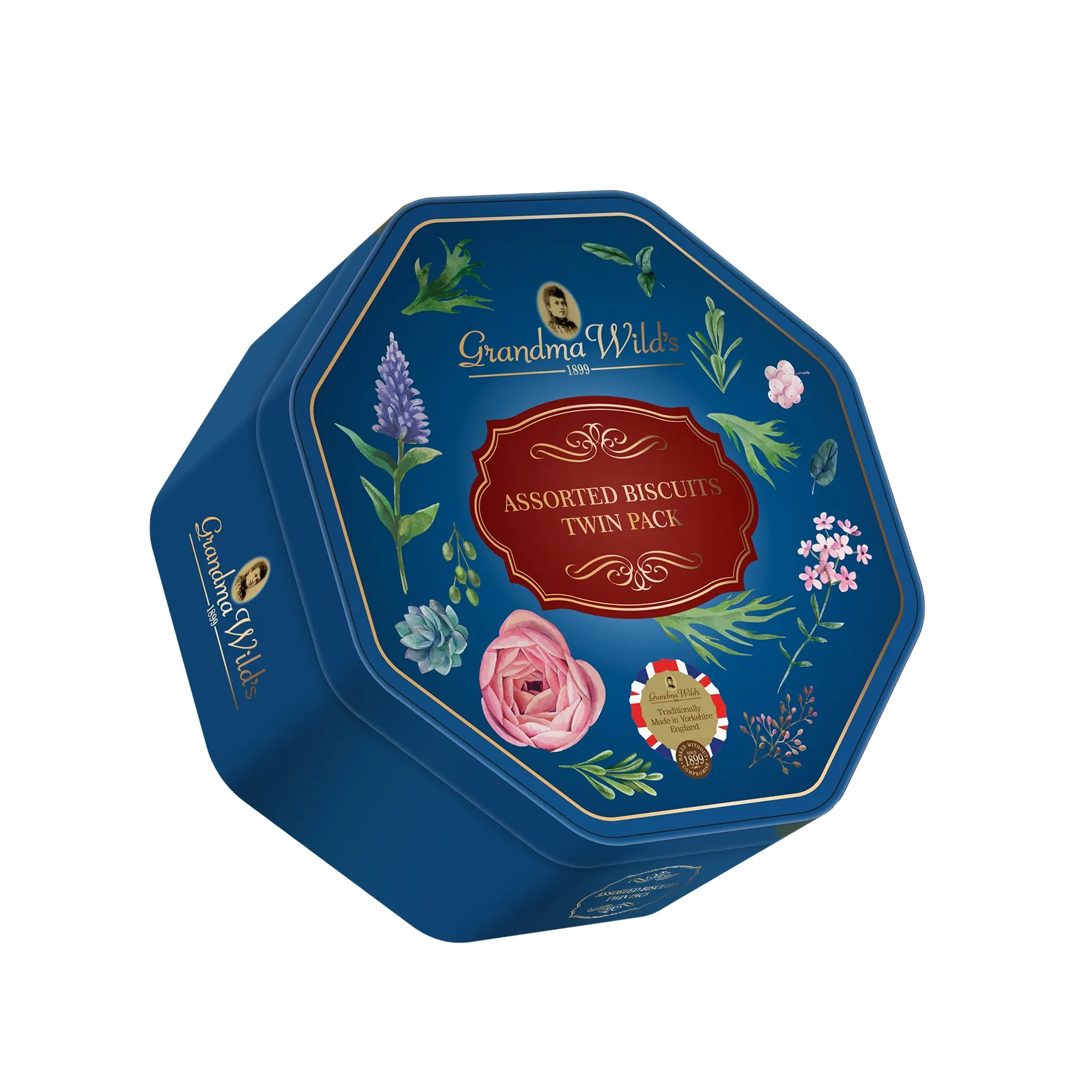 Bánh quy hỗn hợp hiệu Grandma's Wild hộp thiếc 168g-2