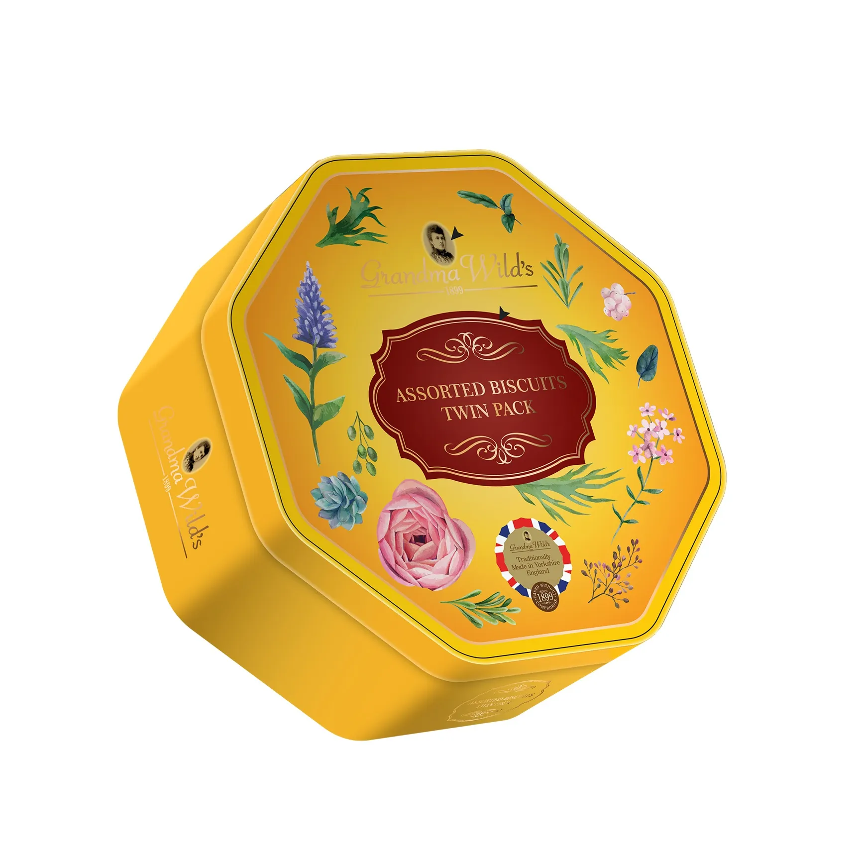 Bánh quy hỗn hợp hiệu Grandma's Wild hộp thiếc 168g-3