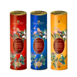 Bánh quy hỗn hợp hiệu Grandma's Wild hộp thiếc 196g