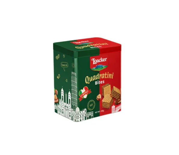 Bánh xốp Loacker Quadratini Bites 105g