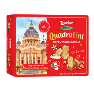 Bánh xốp Loacker Quadratini Gift Box 250g