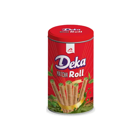 Bánh xốp ống Deka matcha trà xanh Matcha Greentea 270g