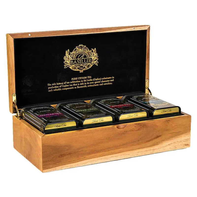 Basilur Twirled, Silver Green, Needles Tea, Rolled Tips, 4 in 1