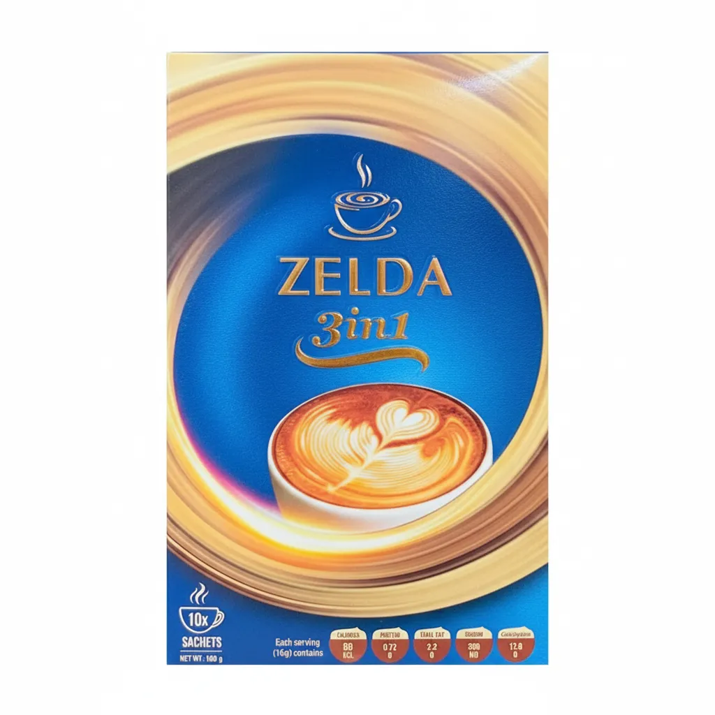Cà phê 3 in 1 hiệu Zelda 160g - Kiểu dáng 2-2
