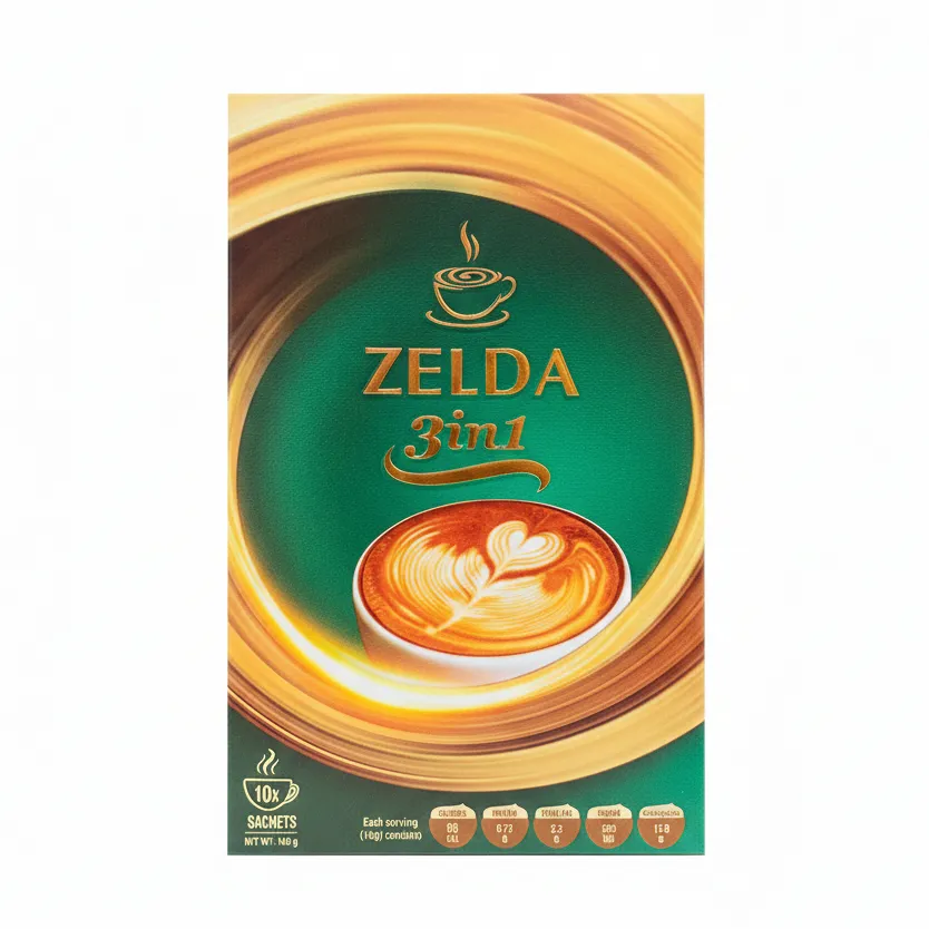 Cà phê 3 in 1 hiệu Zelda 160g - Kiểu dáng 2-4
