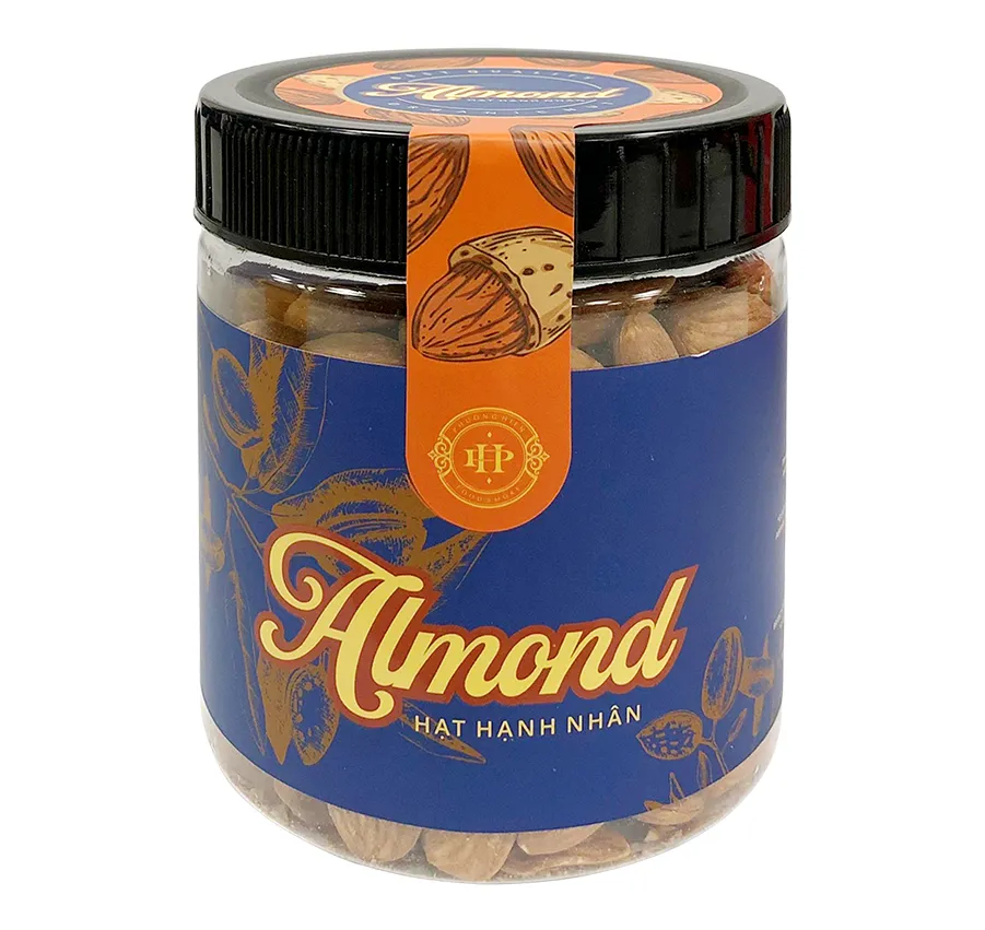 Hạnh nhân rang muối hộp nhựa 300g-3