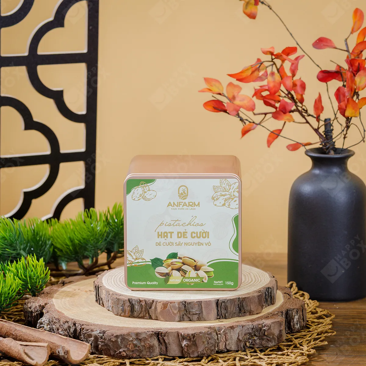 Hạt dẻ cười Anfarm hộp thiếc 150g-1