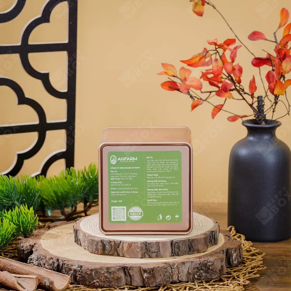 Hạt dẻ cười Anfarm hộp thiếc 150g-3