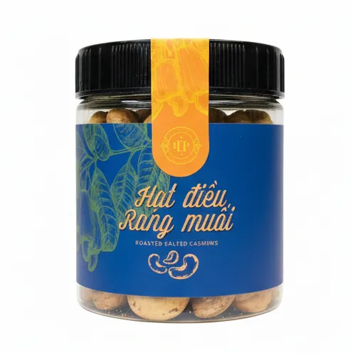 Hạt điều rang muối hộp nhựa 250g-3