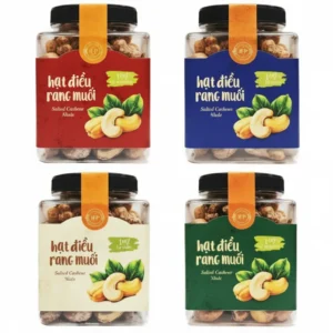 Hạt điều rang muối hộp nhựa 250g - Kiểu dáng 2-1