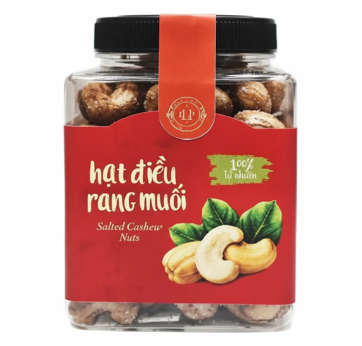 Hạt điều rang muối hộp nhựa 250g - Kiểu dáng 2-2