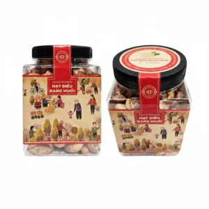Hạt điều rang muối hộp nhựa 250g - Kiểu dáng 3