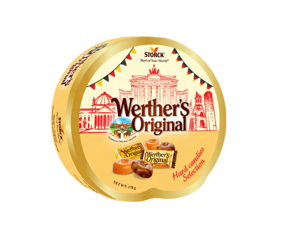 Hộp quà kẹo caramen hỗn hợp Werther's Original Caramel Candy 170 g