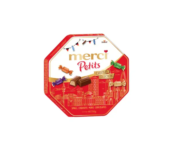 Hộp quà sô-cô-la hỗn hợp Merci Petits Chocolate Collection 250 g