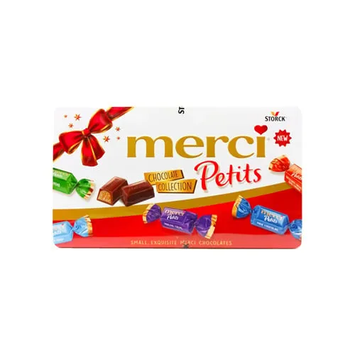 Hộp quà sô-cô-la hỗn hợp Merci Petits Chocolate Collection 375 g
