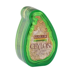 ISLAND OF TEA MAP BASILUR - GREEN - 100 gr-1