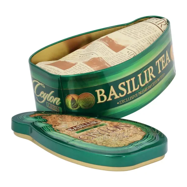 ISLAND OF TEA MAP BASILUR - GREEN - 100 gr-2